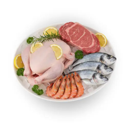 Chicken, Meat, Seafood & Eggs