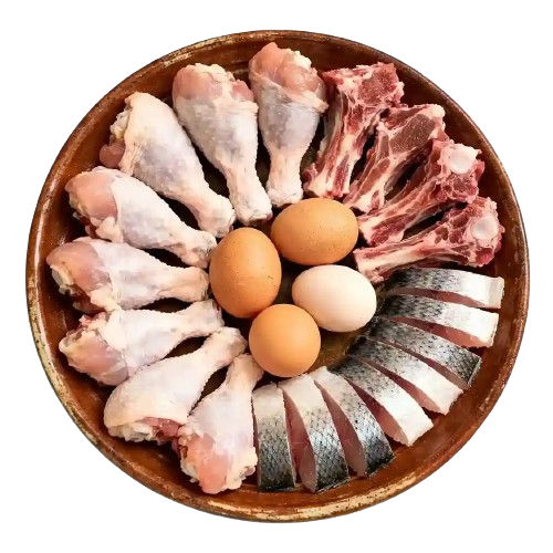 Chicken, Meat, Seafood & Eggs