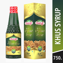 Jai Guruji Khus Sharbat 750 Ml