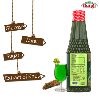 Jai Guruji Khus Sharbat 750 Ml