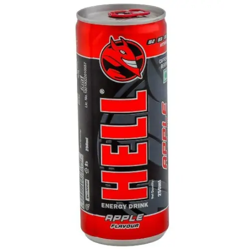 Hell Energy Drink Apple Can 250 Ml