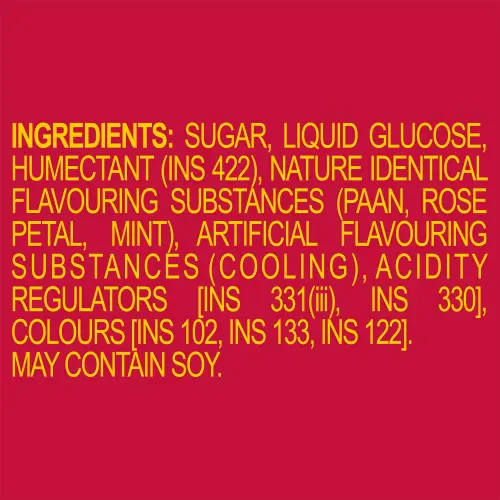 Itc Minto Paan Rose Flavoured Candy 100 U 350 G