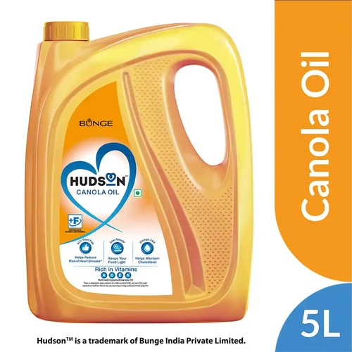 Hudson Canola Oil Jar 5 L