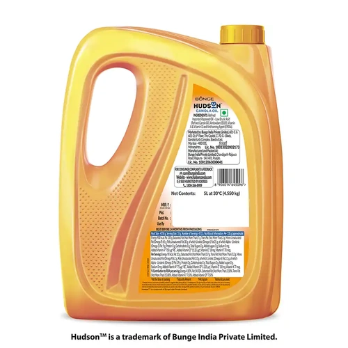Hudson Canola Oil Jar 5 L