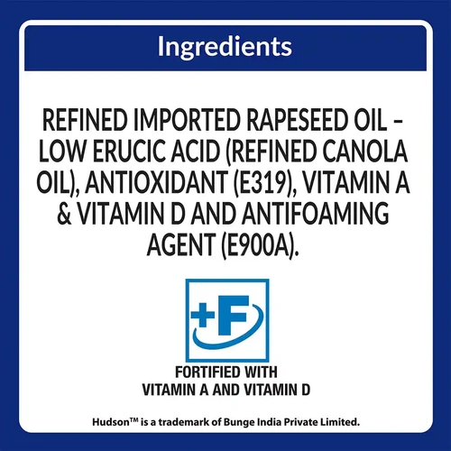 Hudson Canola Oil Jar 5 L
