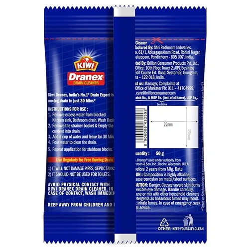Kiwi Dranex Drain Cleaner 50 G