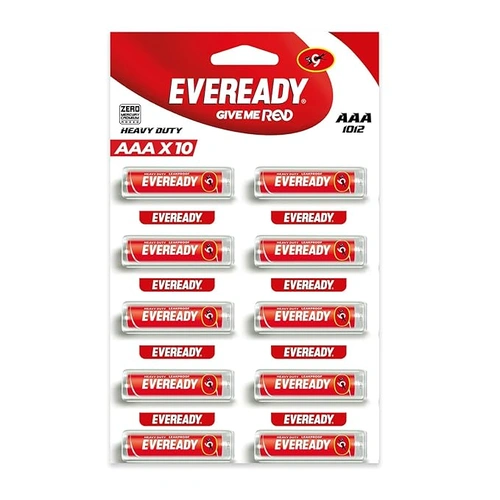 Eveready 1012 Carbon Zinc Aaa Battery Pk10