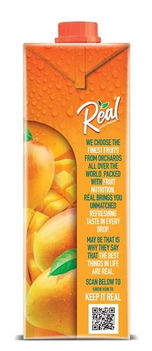 Real Mango Juice 1 L Pk12