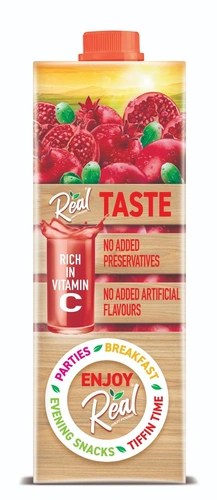 Real Pomegranate Juice 1 L Pk12