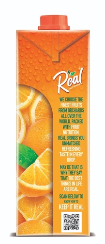 Real Orange Juice 1 L