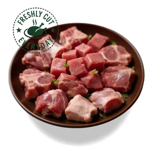 Mutton Curry Pieces (15 - 18 Pcs) (per Kg) (baby Goat) (age<10 Months)