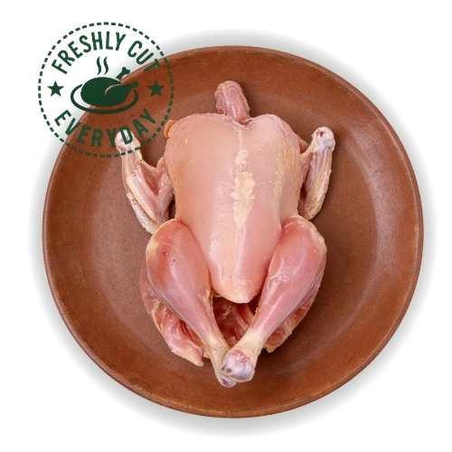 Whole Chicken Skinless (800 - 1000 Gm) 1pc/pack (per Kg)