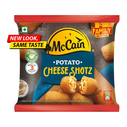 Mccain Potato Cheese Shotz 400 G