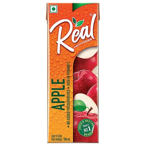 Real Apple Juice 180 Ml Pk30