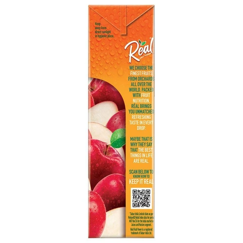 Real Apple Juice 180 Ml Pk30