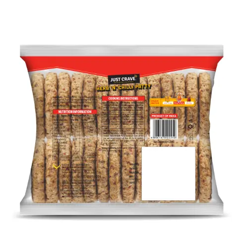 Just Crave Herb 'n' Chilli Patty 1.5 Kg