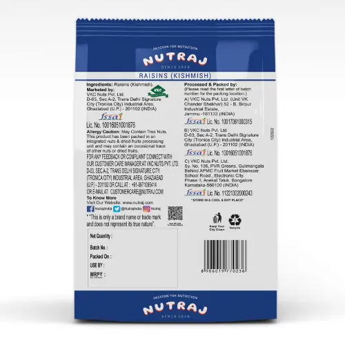 Nutraj Classic Kishmish 500 G
