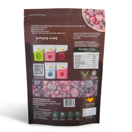 Frugivore Frozen Mixed Berry 1 Kg