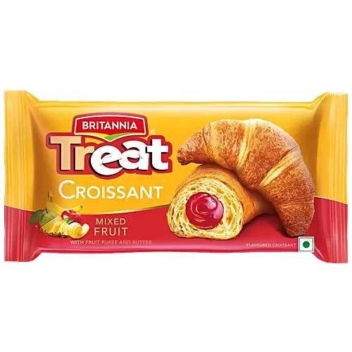 Britannia Treat Croissant Mixed Fruit 47 G