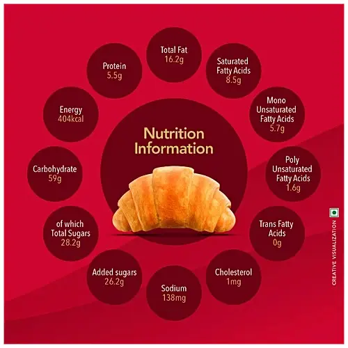 Britannia Treat Croissant Mixed Fruit 47 G