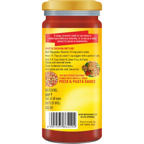 Smith & Jones Pizza & Pasta Sauce 250 G