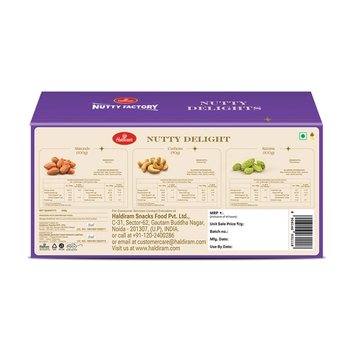 HALDIRAM 3 JAR BOX- NUTTY DELIGHTS 290 G