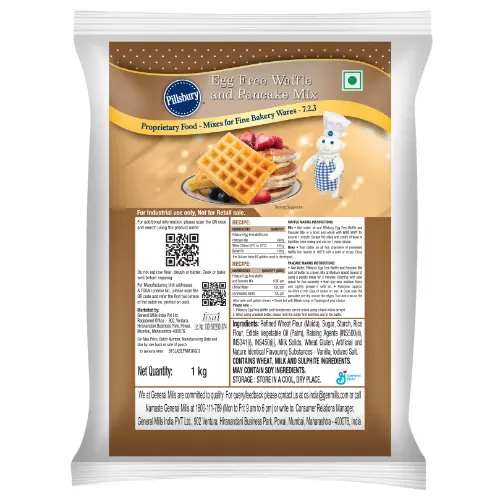 Pillsburry Egg Free Waffle And Pancake Mix 1kg