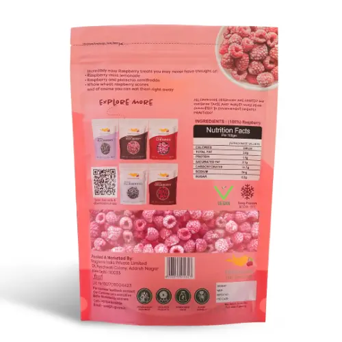 FRUGIVORE FROZEN RASPBERRY 1 KG