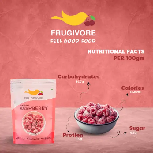 FRUGIVORE FROZEN RASPBERRY 1 KG