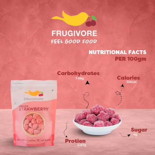 FRUGIVORE FROZEN STRAWBERRY INDIAN 1 KG