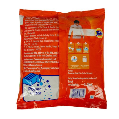 Tide Jasmine And Rose Detergent Washing Powder 1.5 Kg